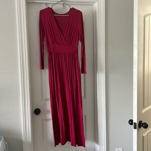 Long Sleeve Cotton Maxi